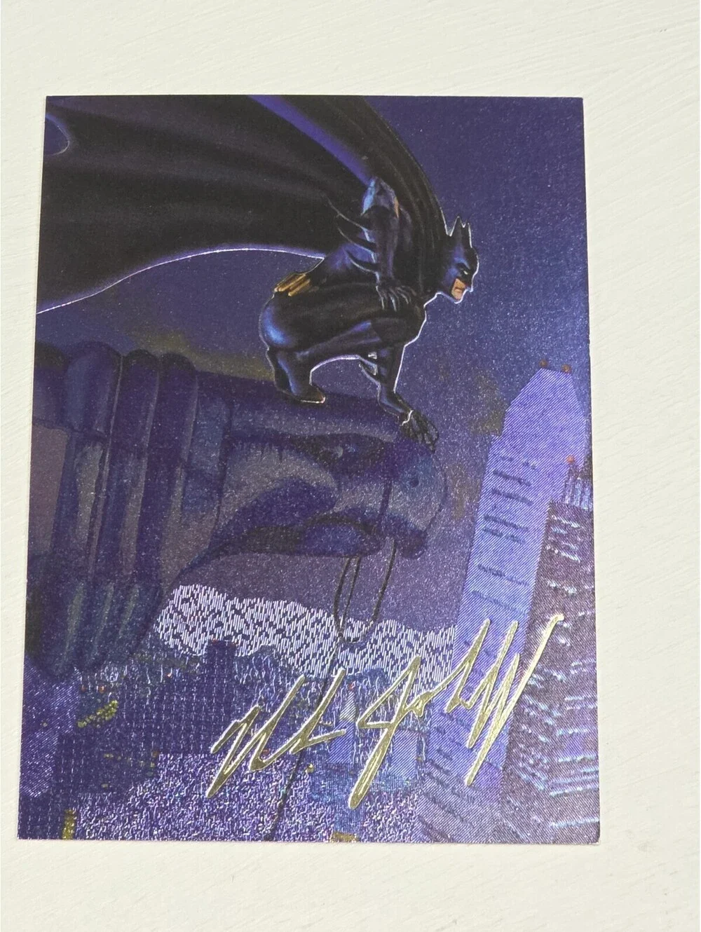 1995 Skybox Batman Master Series Spectra-etch Fantasy Foil Chase Card #5